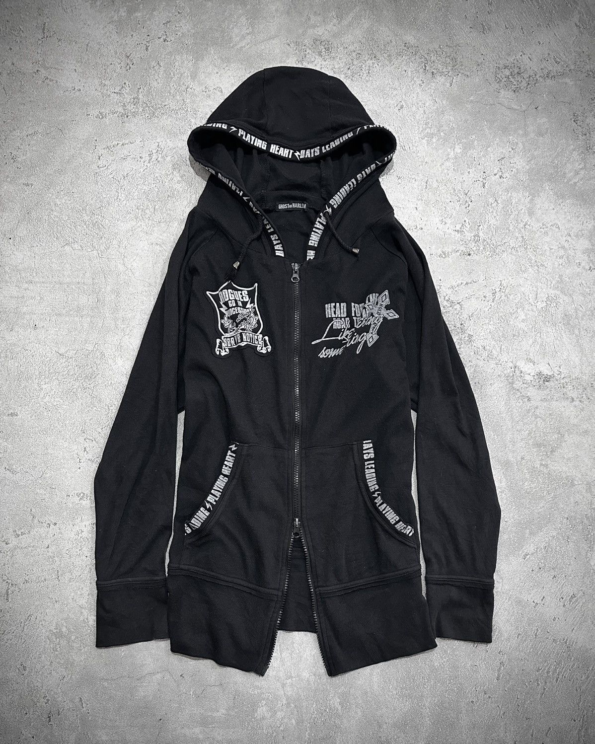Seditionaries Ghost of Harlem Skulls Zip Hoodie Size US M / EU 48-50 / 2 - 2 Thumbnail