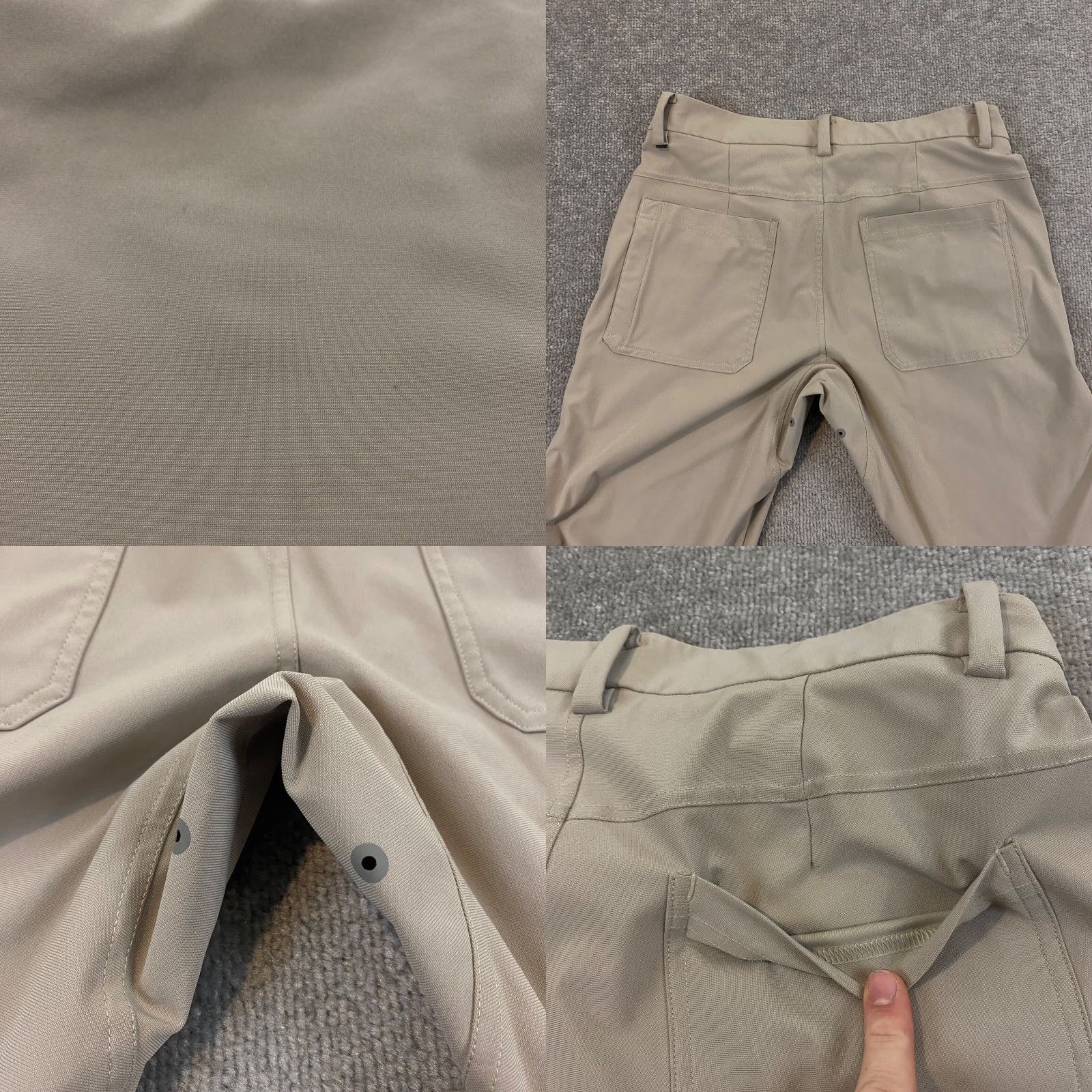 Lululemon Lululemon Commission Pants Men 32x33 Straight Beige Khaki Performance Pockets Flat Front 5-Pocket Design Size US 32 / EU 48 - 9 Thumbnail