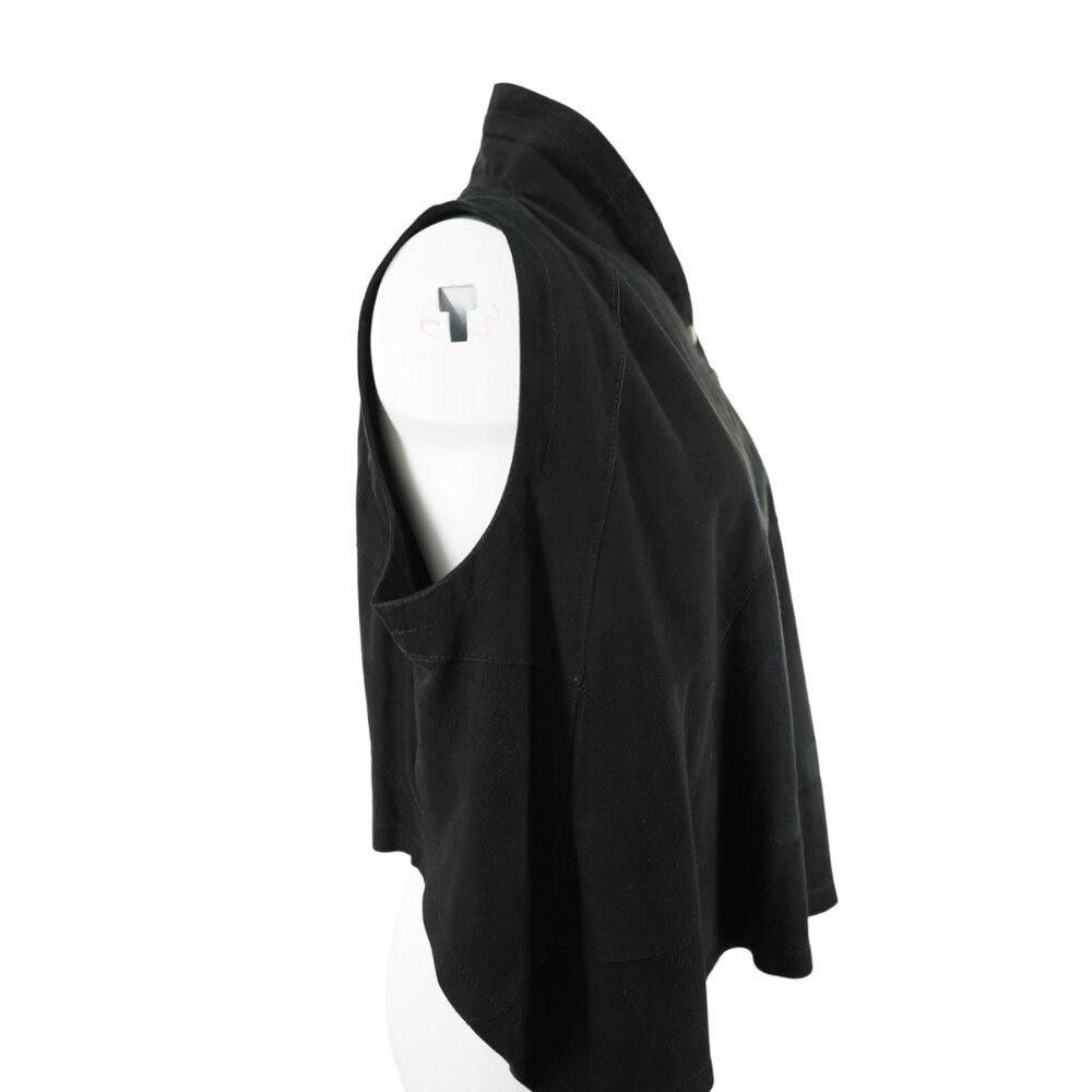 Designer KUSHI Black Asymmetrical Vest Size Small/Medium Size S / US 4 / IT 40 - 3 Thumbnail