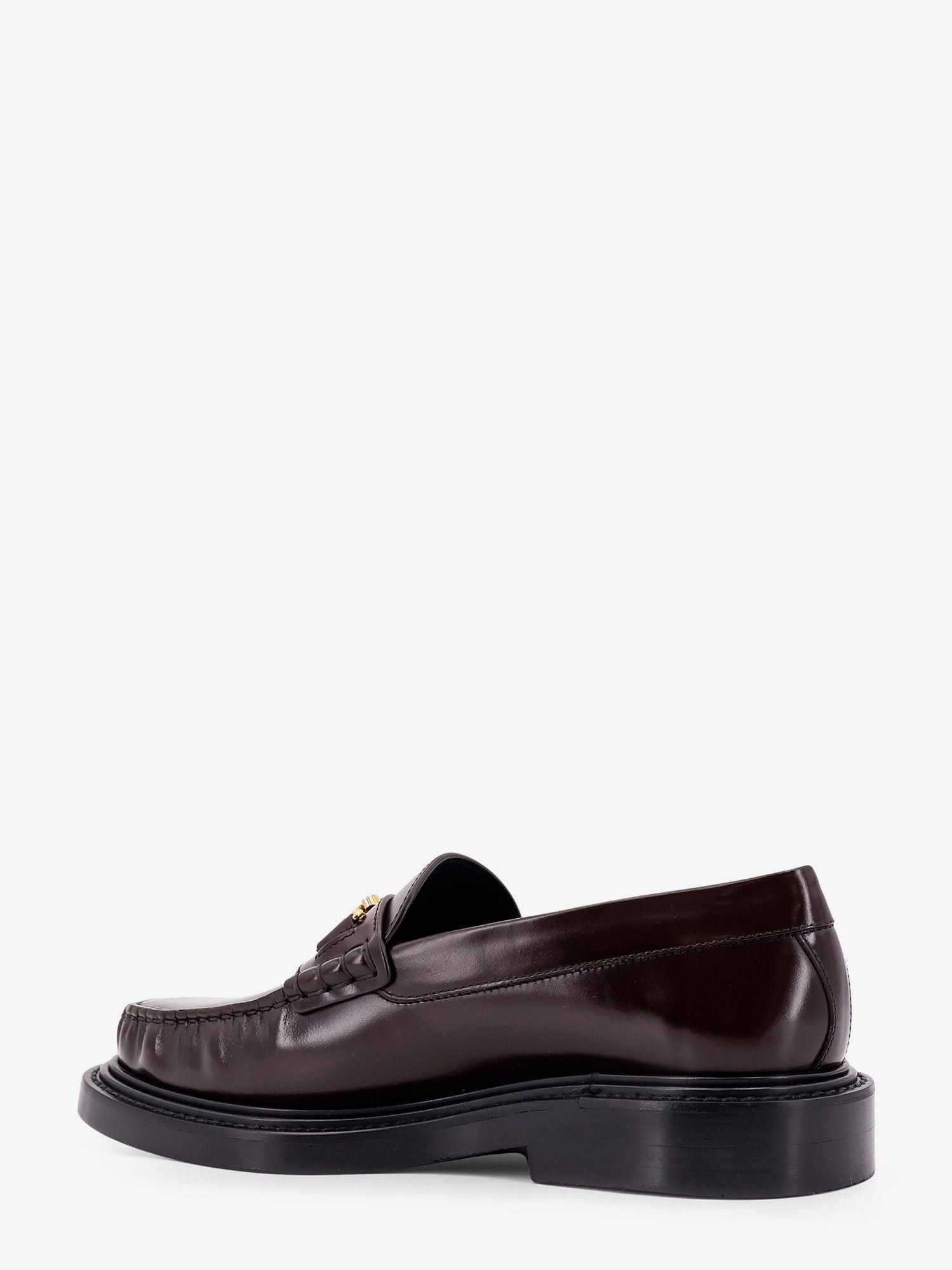 Celine o1bcso1str0126 360813602C Triomphe Chain Loafers Dark Brown Size US 8 / IT 38 - 3 Thumbnail