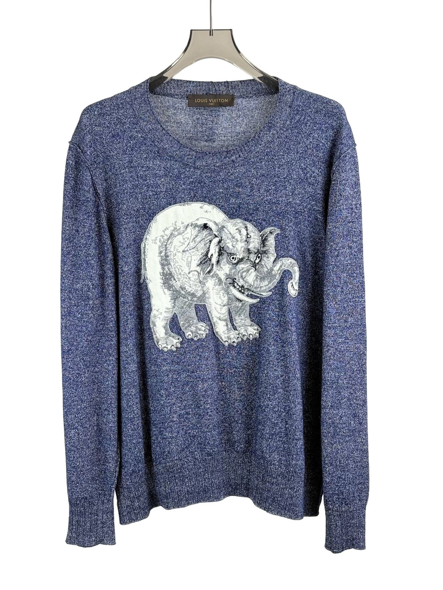 Louis Vuitton Louis Vuitton Elephant Cashmere Knit Sweater XXL Size US XXL / EU 58 / 5 - 1 Thumbnail