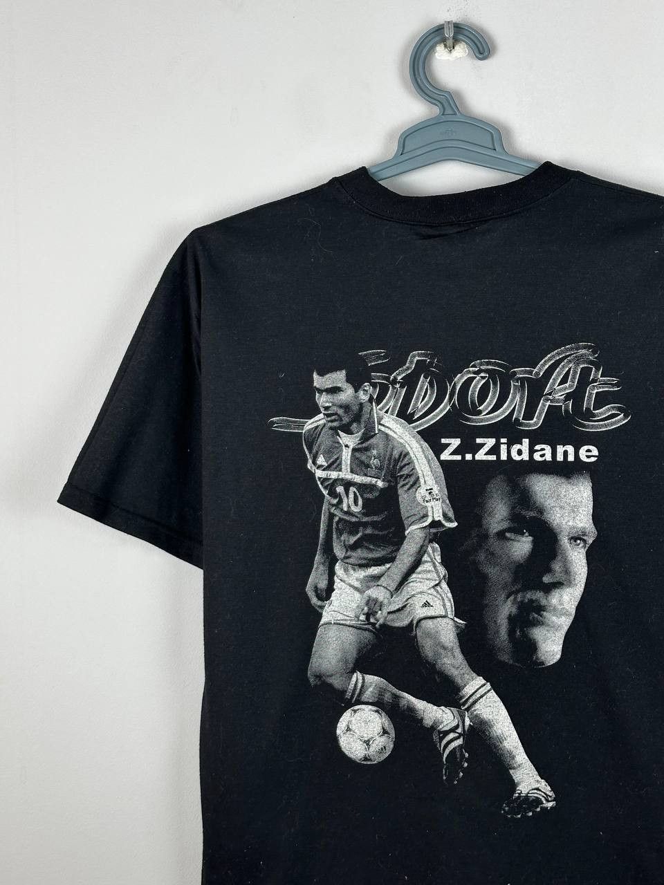 Vintage Vintage Zidane Retro Memorial Black 90s T Shirt Size US M / EU 48-50 / 2 - 8 Thumbnail