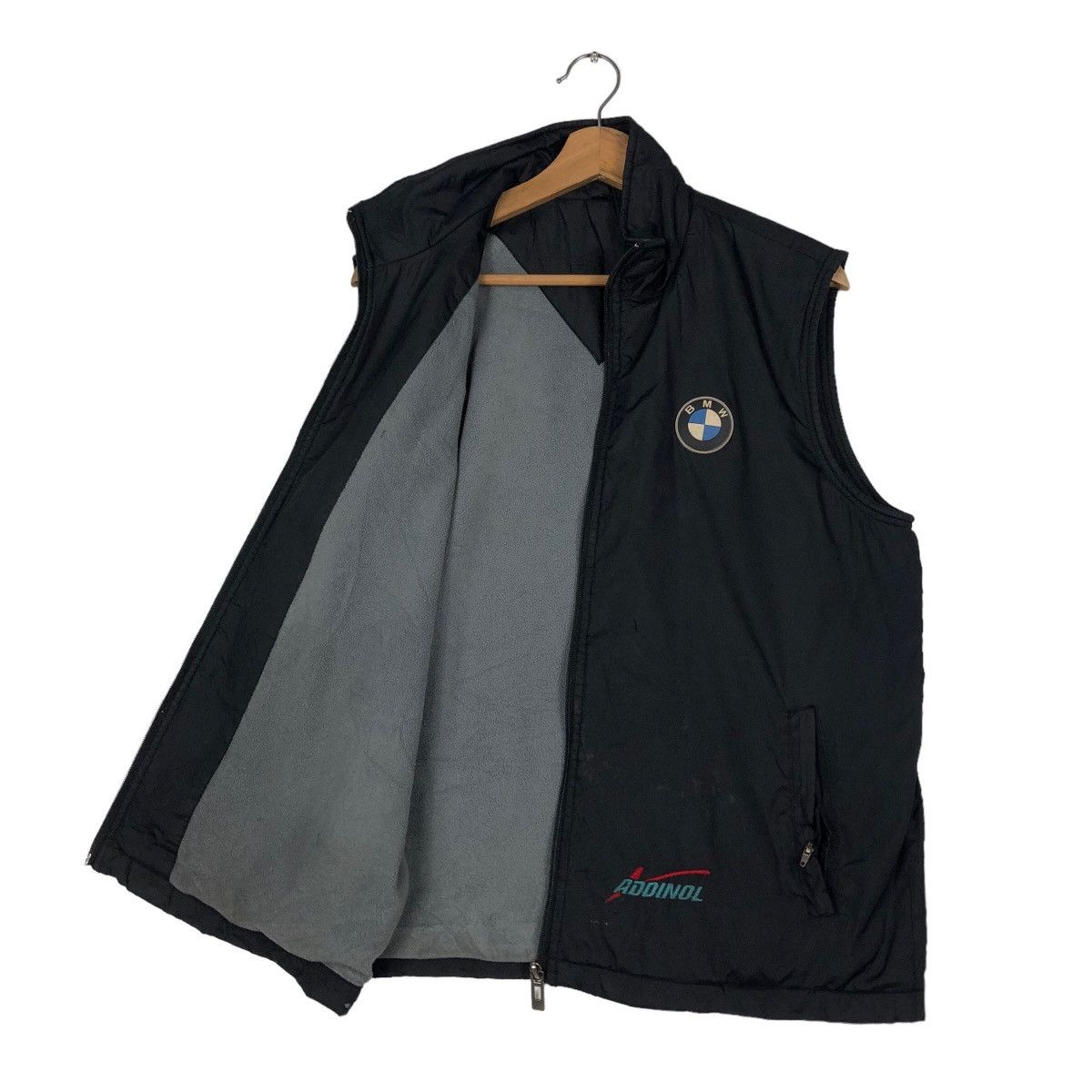 Japanese Brand 🔥Vintage Vest Puffer Down BMW Motorrad Big Logo Spell Out Size US L / EU 52-54 / 3 - 11 Thumbnail