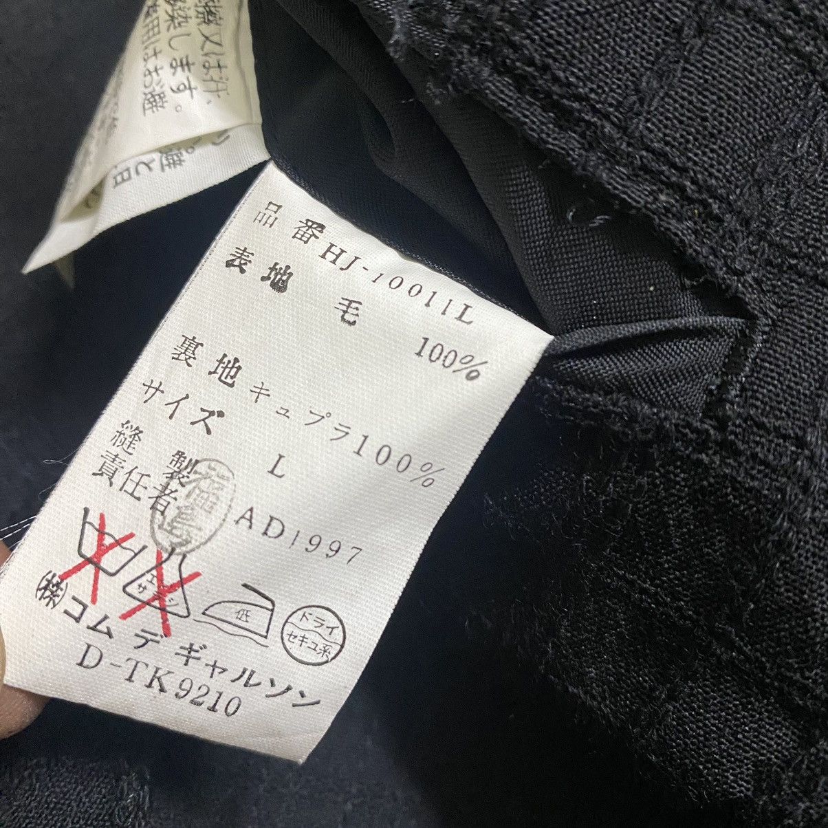 Comme des Garcons Homme AD1997 CdgH Blazer Jacket Zipper Embroidered Size US L / EU 52-54 / 3 - 18 Thumbnail