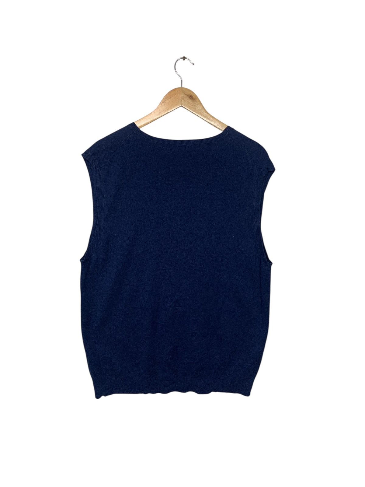 Polo Ralph Lauren Vintage 90's Polo Ralph Lauren Small Logo Sleveless Knitwear Size US L / EU 52-54 / 3 - 3 Thumbnail