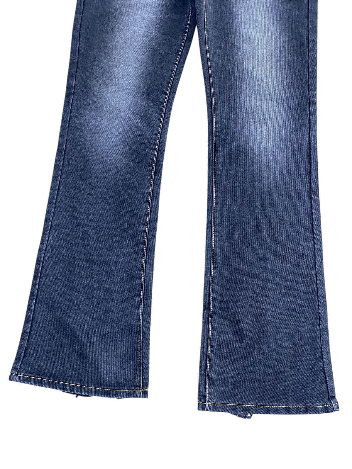 Japanese Brand Japanese Brand Black Faded Wash Style Flare Jeans Size US 32 / EU 48 - 9 Thumbnail