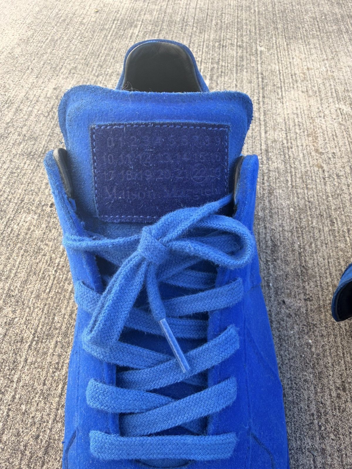 Maison Margiela GAT Low Blue Velvet Size US 10 / EU 43 - 7 Thumbnail
