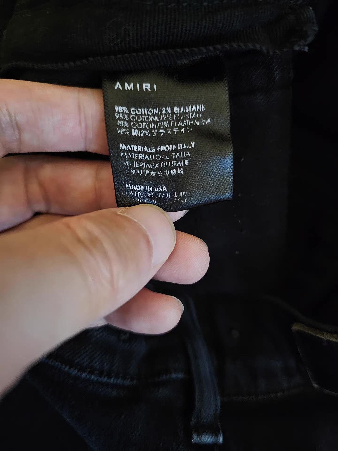 Amiri Amiri Single Knee Distressed Jeans Size US 32 / EU 48 - 6 Thumbnail