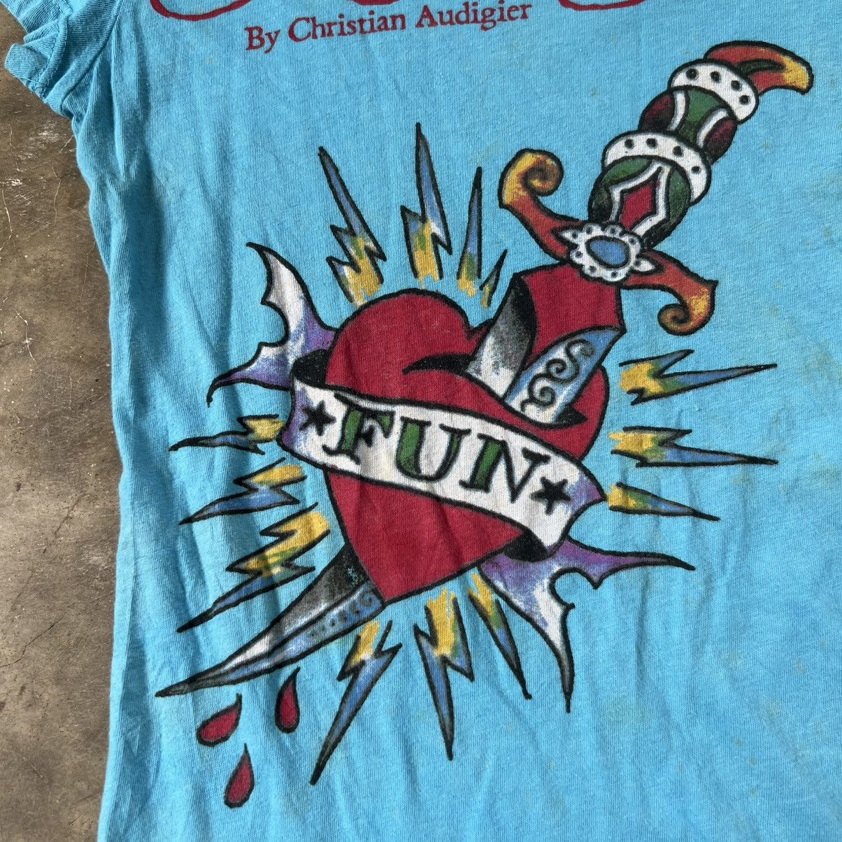 Ed Hardy Ed Hardy Christian Audigier Fur Knife T-Shirt Size S / US 4 / IT 40 - 4 Thumbnail