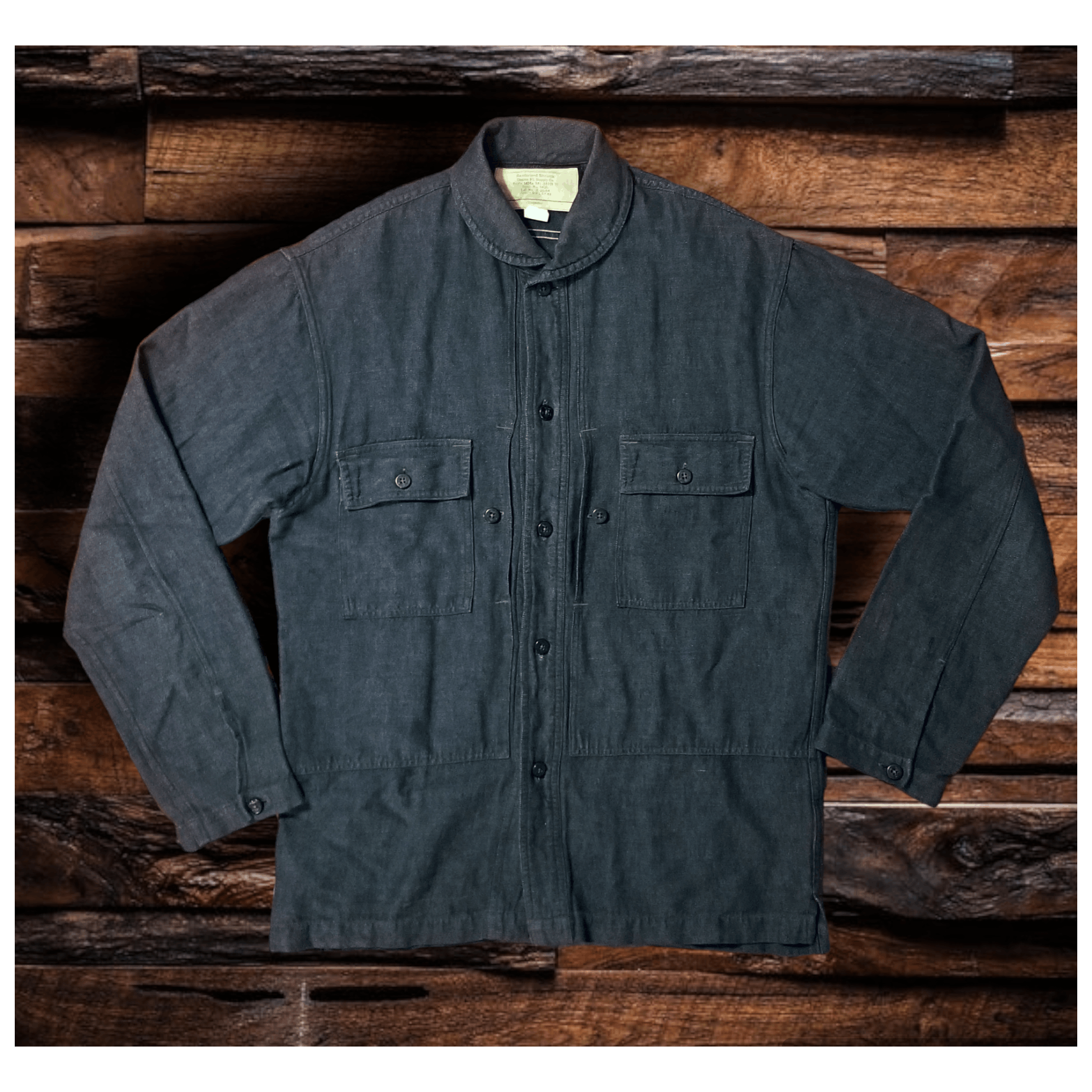 RRL Ralph Lauren DOUBLE RL RALPH LAUREN RRL INDIGO DYED LINEN JACKET- MED Size US M / EU 48-50 / 2 - 1 Thumbnail