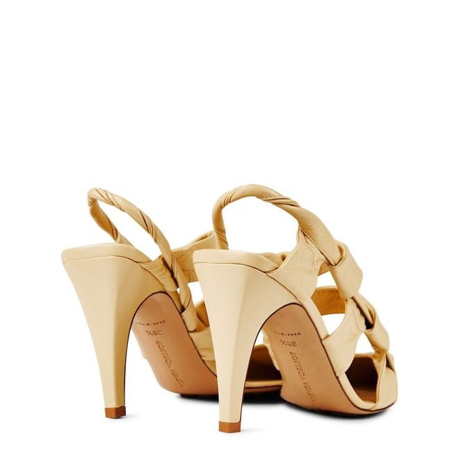 Bottega Veneta Bottega Veneta Point Stiletto Heel Slingbacks in Cream Size US 8.5 / IT 38.5 - 4 Thumbnail