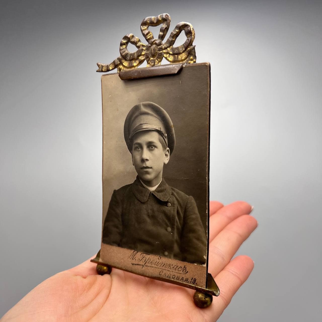 Other Antique Imperial Russian Photo Picture Frame Portrait Boy Size ONE SIZE - 3 Thumbnail