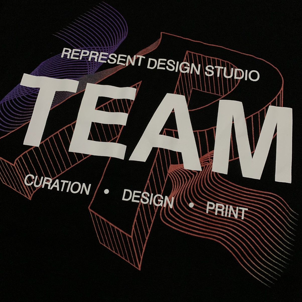 Represent Clo. Represent Large Design Studio Jet Black Tee Size US L / EU 52-54 / 3 - 3 Thumbnail