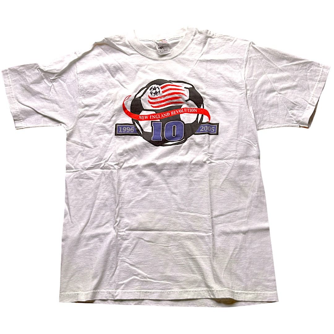Fruit Of The Loom New England Revolution 10 years 1996-2005 Medium White Shirt Size US M / EU 48-50 / 2 - 1 Thumbnail