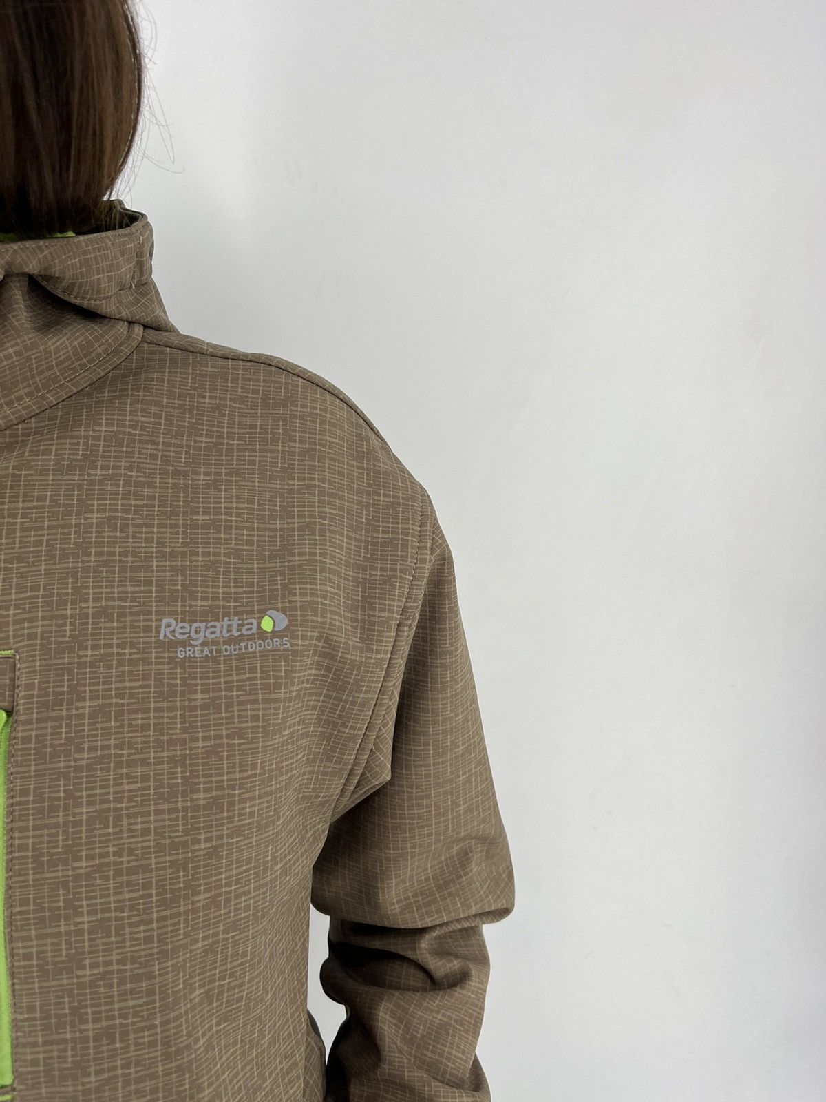 Vintage Regatta Softshell Outdoor Jacket/Waterproof Rain Jacket Size XS / US 0-2 / IT 36-38 - 6 Thumbnail