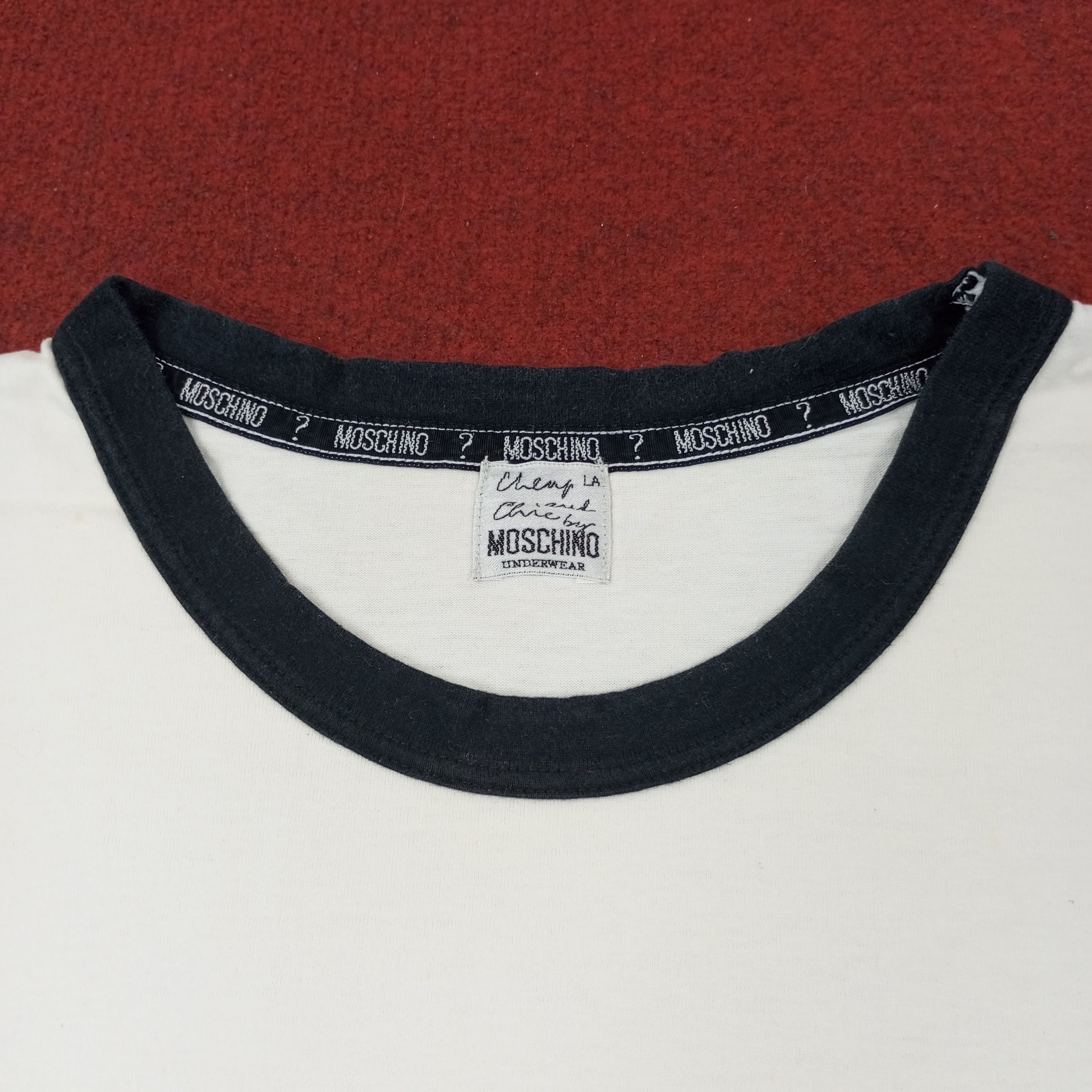 Moschino × Vintage Moschino Japanese Brand Tshirt c219n71 Size US L / EU 52-54 / 3 - 3 Thumbnail