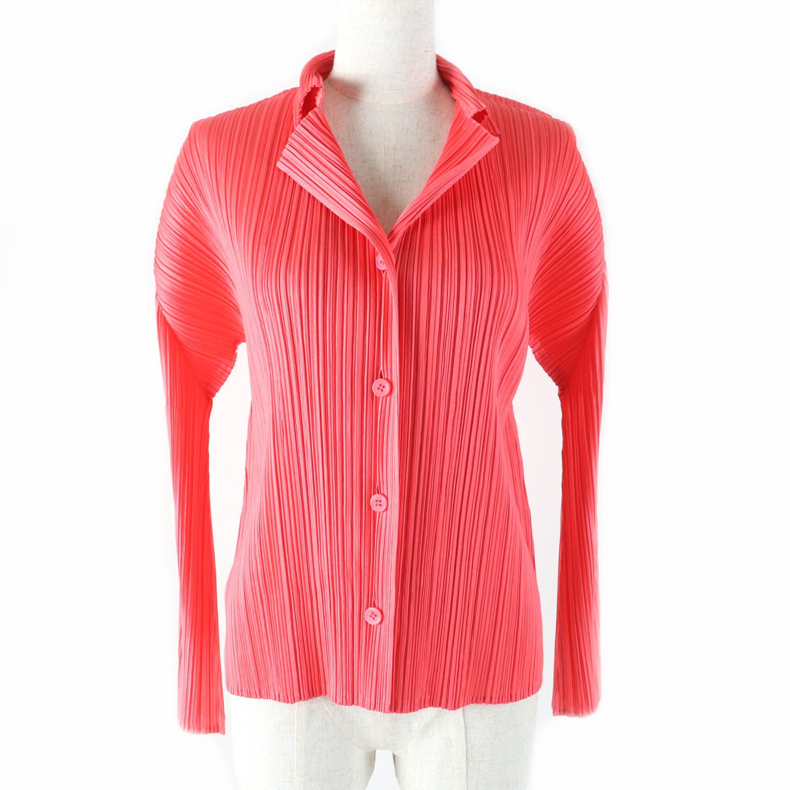 Issey Miyake Issey Miyake PLEATS PLEASE PP33-JD150 Polyester Cardigan Others Tops PP33-JD150 Size ONE SIZE - 1 Thumbnail