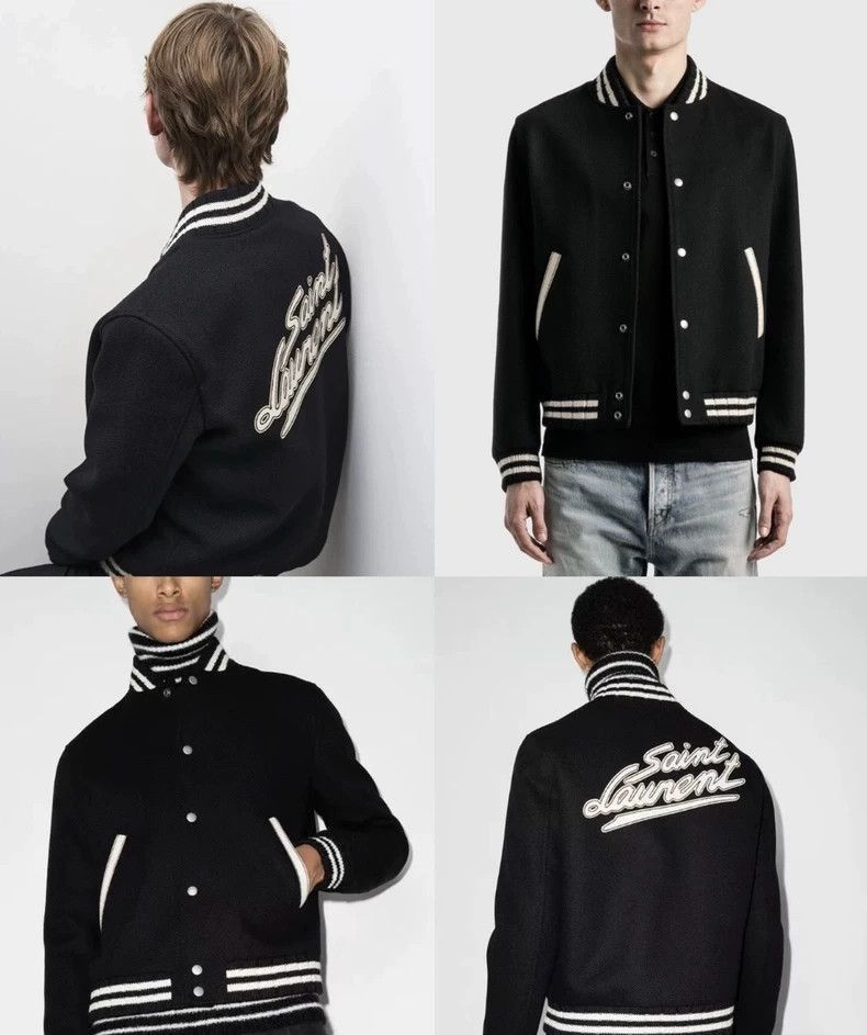Saint Laurent Paris Saint Laurent Paris Classic baseball jacket-2506 Size US L / EU 52-54 / 3 - 5 Thumbnail