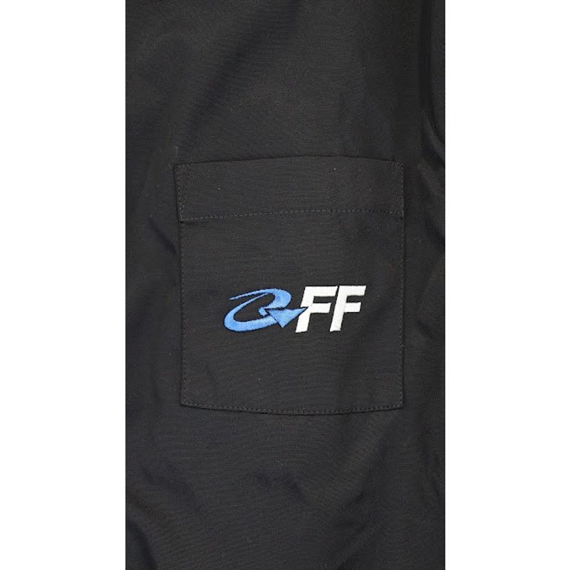 Off-White o1rshd1 Exact Opposite Shirt Jacket in Black/White Size US M / EU 48-50 / 2 - 9 Thumbnail