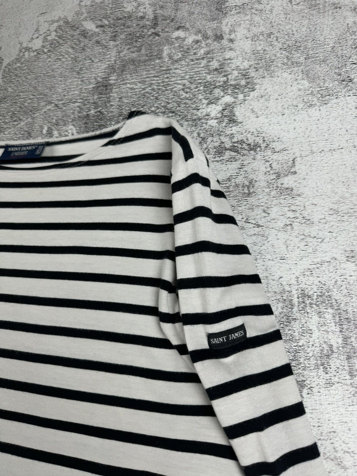 Saint James Vintage 90S Made in France Saint James Striped Longsleeve Size S / US 4 / IT 40 - 10 Thumbnail
