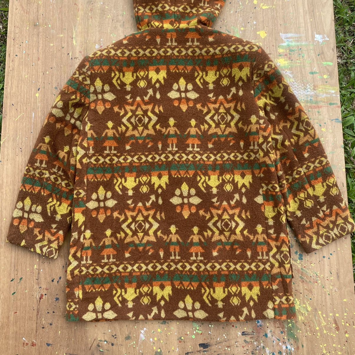 Aztech Mountain × Native × Vintage Vintage Ravs Valt Nin Aztec Navajo Hoodies Coat Jacket Size L / US 10 / IT 46 - 7 Thumbnail