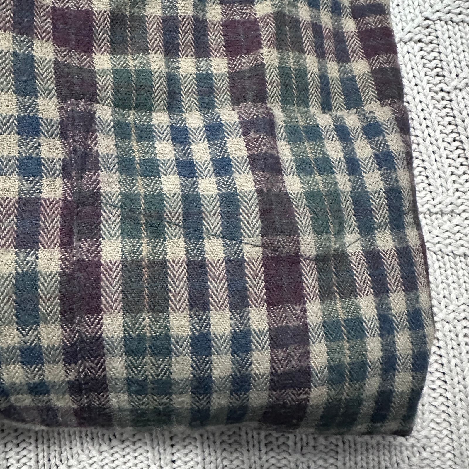 Van Heusen Van Heusen green plaid flannel button down Size US L / EU 52-54 / 3 - 4 Thumbnail