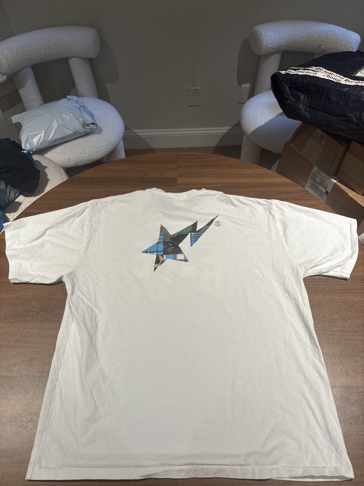 Bape Bapsta patch work logo tee size xxl (tagged 3xl) Size US XXL / EU 58 / 5 - 7 Thumbnail