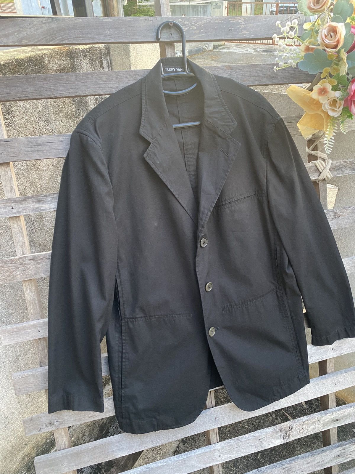 Issey Miyake ISSEY MIYAKE Blazer Jacket – Minimalist Workwear Style Size US M / EU 48-50 / 2 - 4 Thumbnail