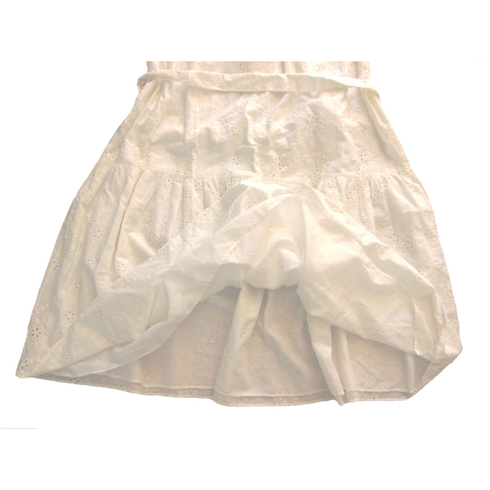 Vintage VINTAGE NWT Alex Marie Thaliana Eyelet White Cotton Floral Cottage Smock Dress 16 Size XXL / US 16-18 / IT 52-54 - 7 Thumbnail