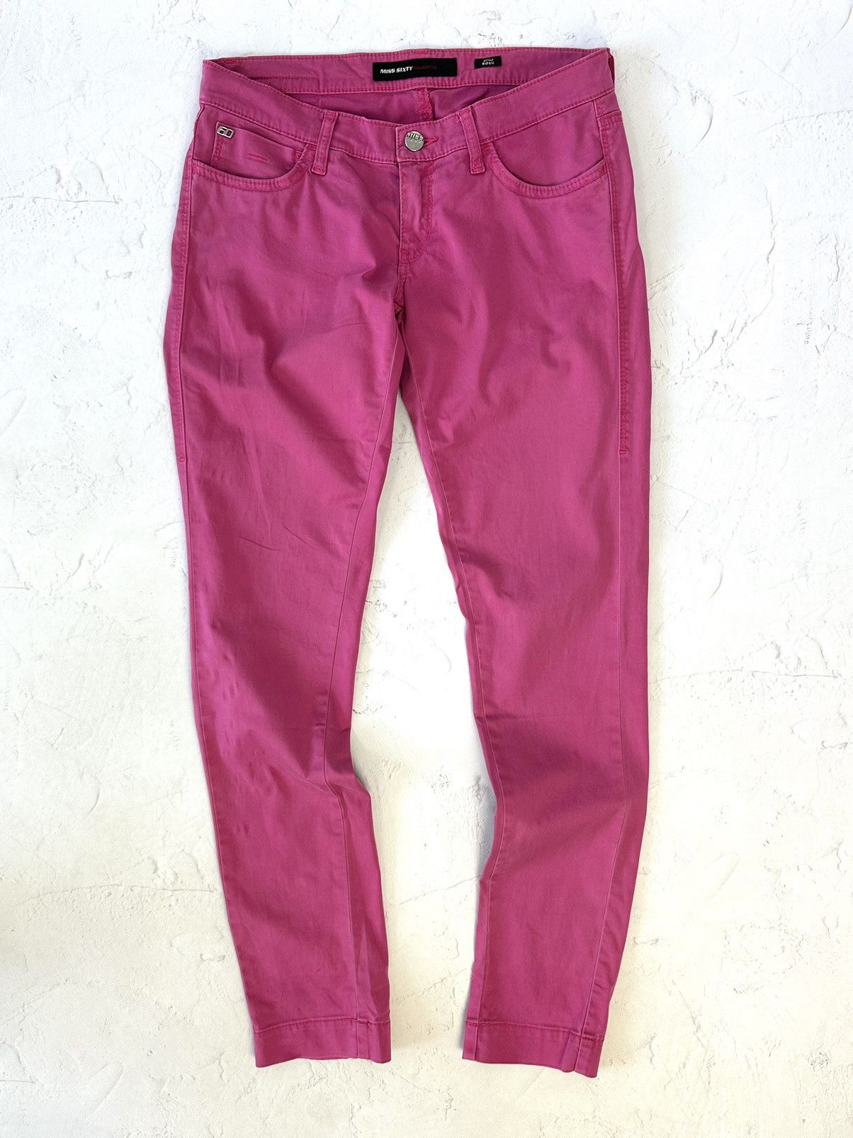 Beauty Beast × Miss Sixty × Vintage Miss Sixty Vintage Pink Pants Size 29" - 2 Thumbnail
