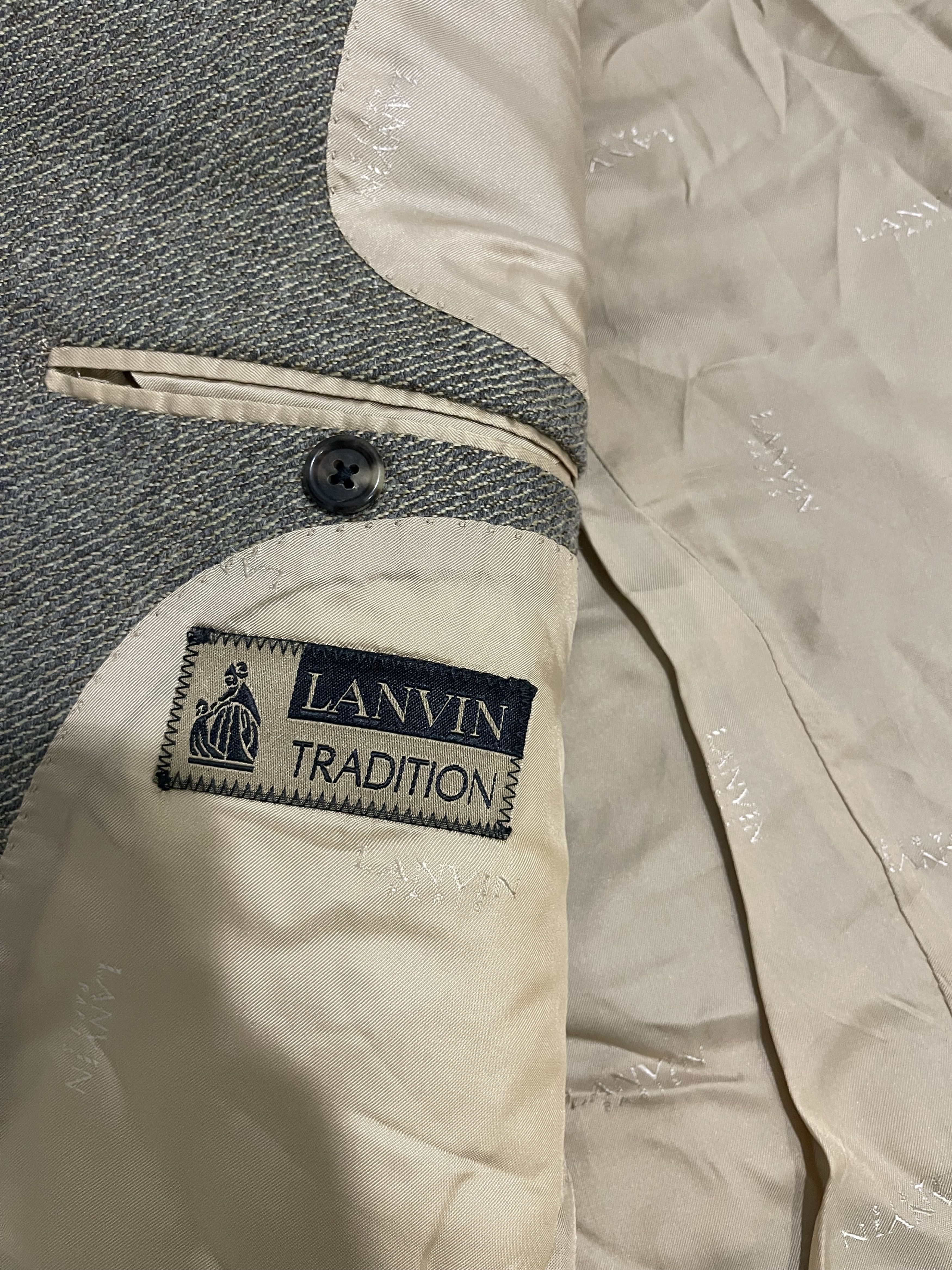 Lanvin Vintage Lanvin lambs Wool Blazer Made in Italy Size 50R - 8 Thumbnail