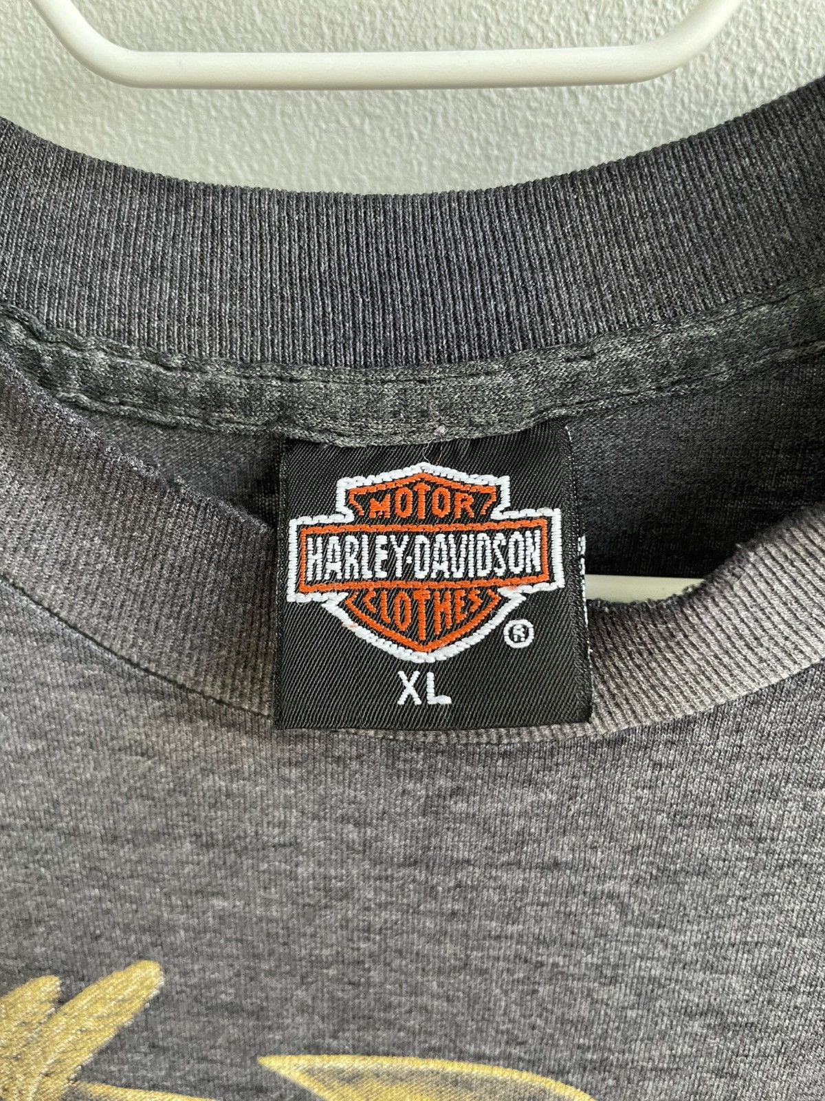 Harley Davidson × Vintage Harley Davidson 3D Emblem 1991 Vintage 90s Logo T-Shirt Tee Size US XL / EU 56 / 4 - 6 Thumbnail