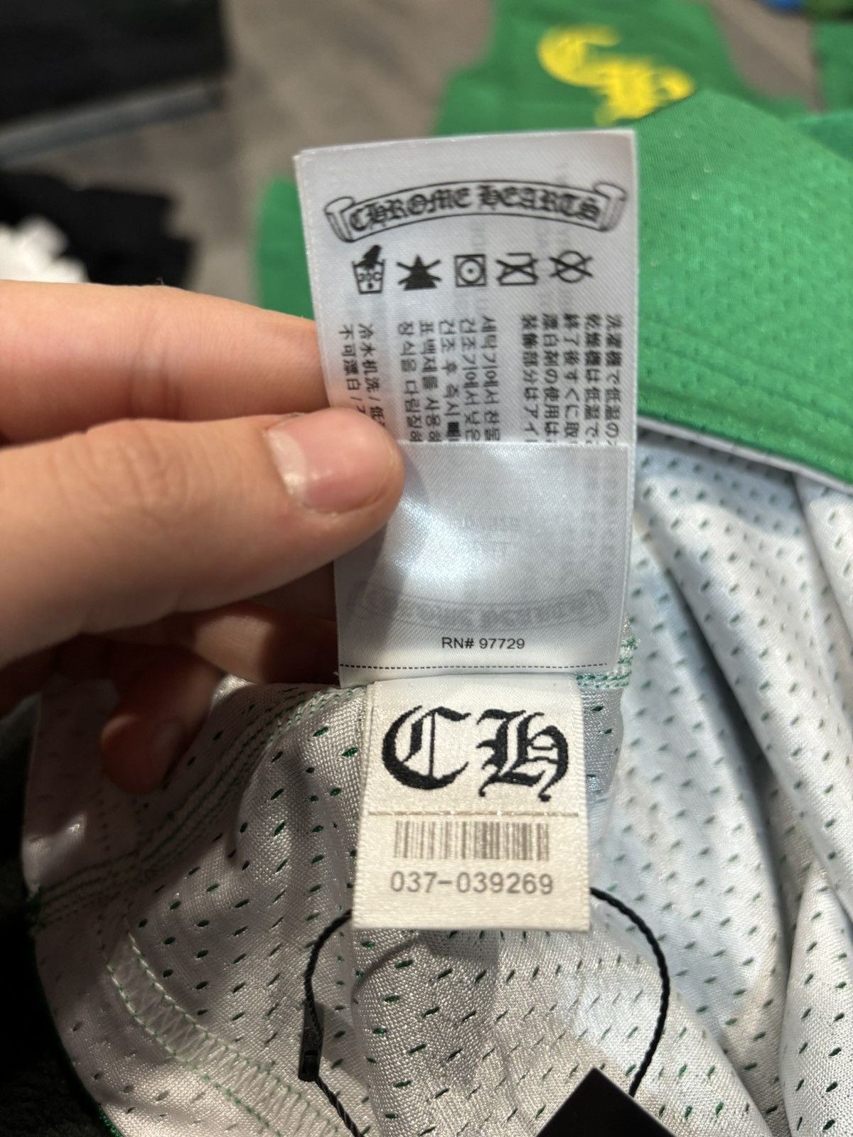 Chrome Hearts Chrome Hearts Green Reversible Jersey Size US S / EU 44-46 / 1 - 5 Thumbnail