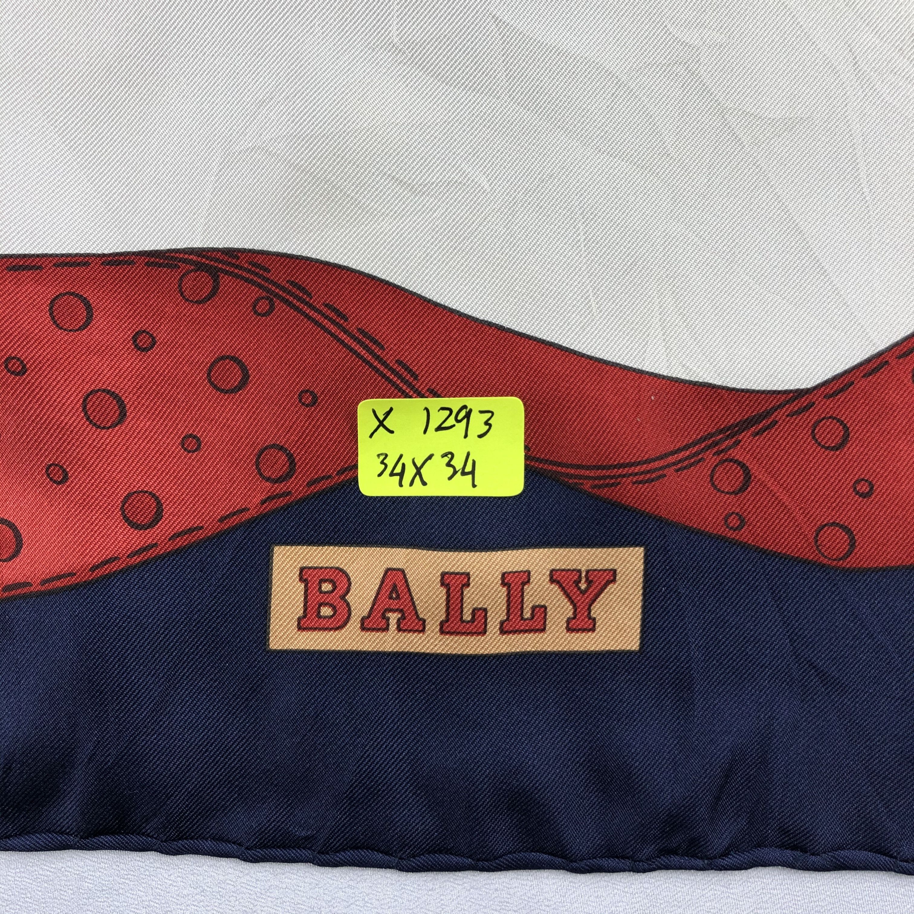 Vintage Vintage Bally Silk Scarf Size ONE SIZE - 7 Thumbnail