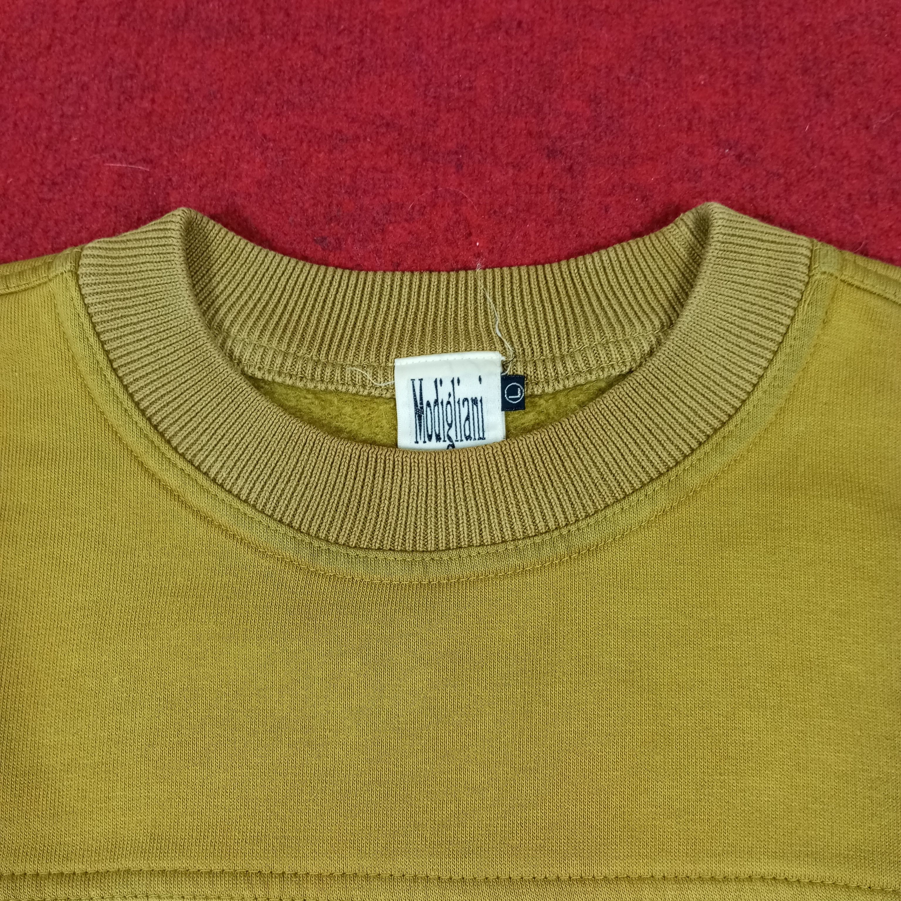Vintage Modigliani Italian Brand Winter Style Sweatshirt Size US L / EU 52-54 / 3 - 4 Thumbnail