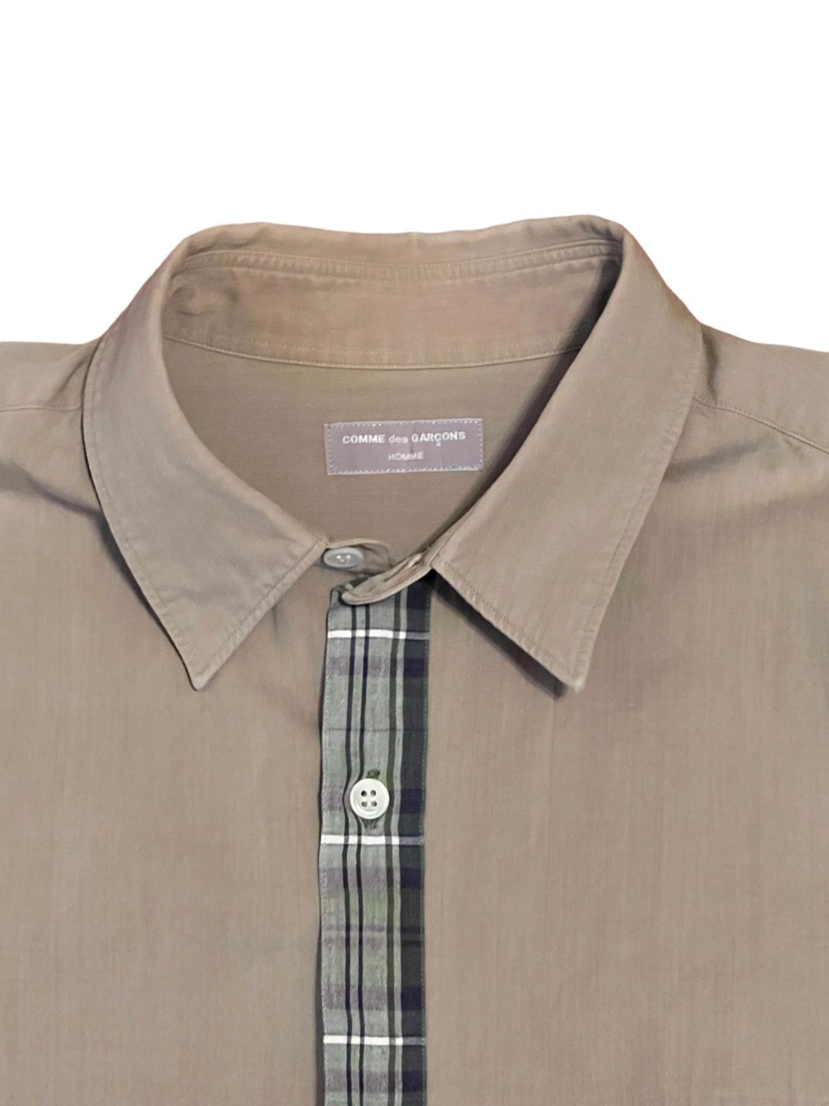 Comme des Garcons Homme Commes Des Garcons Short Sleeve Plaid Size US L / EU 52-54 / 3 - 3 Thumbnail