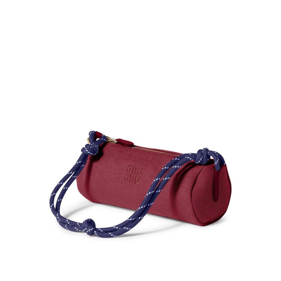 Miu Miu MIU MIU Gabardine Cerise Baltic Pouch New & Authentic Size ONE SIZE - 3 Thumbnail