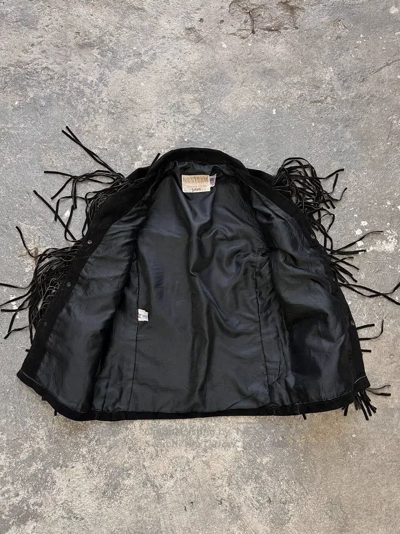 Schott Schott Western style suede cowhide jacket Size US S / EU 44-46 / 1 - 2 Thumbnail