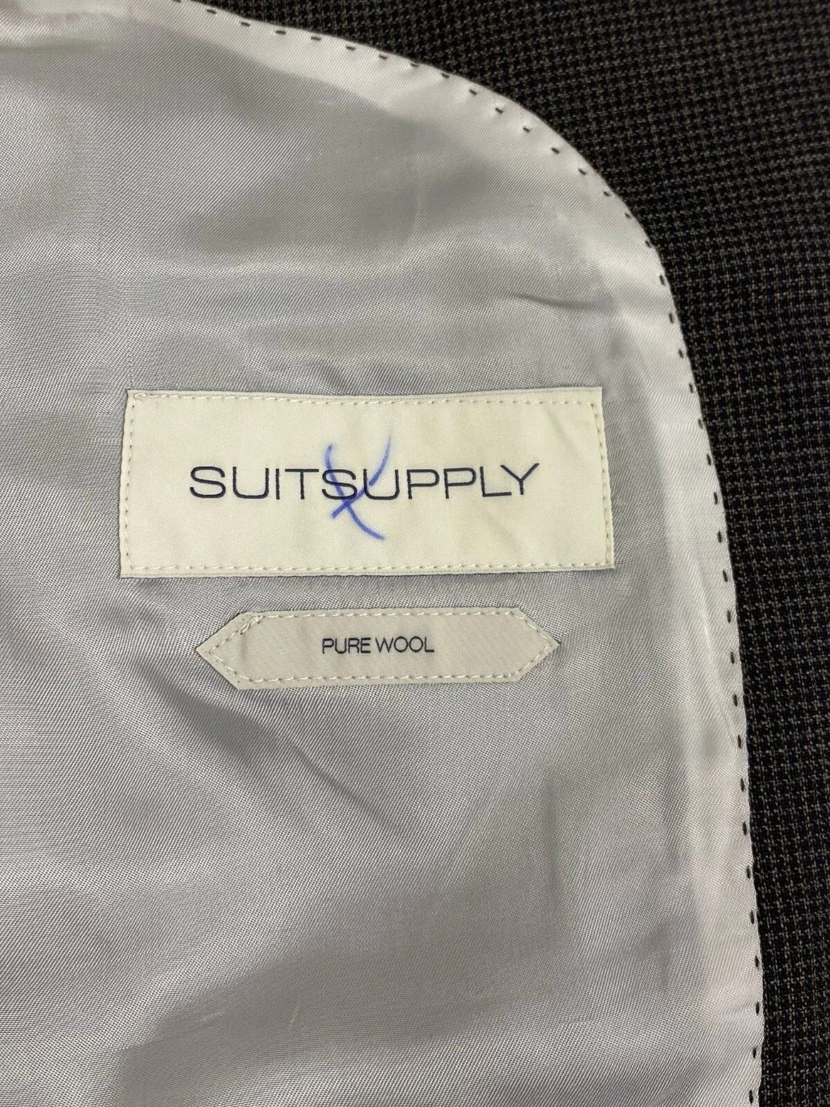 Suitsupply Men Suitsupply Blazer Lazio Single Breasted Wool Brown US36 Size 36R - 7 Thumbnail