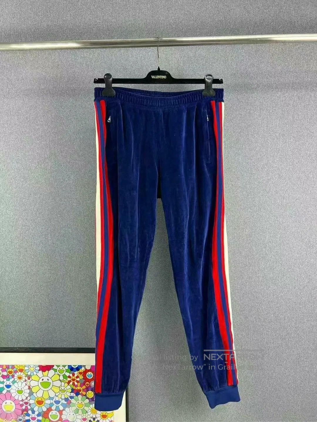 Gucci gucci striped velvet long pants size L. Size US 34 / EU 50 - 1 Thumbnail