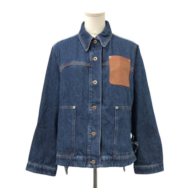 Loewe Loewe Leather Patch Denim Jacket Size 36 Size XS / US 0-2 / IT 36-38 - 1 Thumbnail