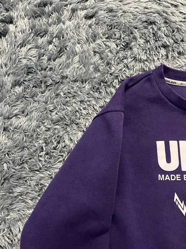 Bape Ursus BAPE x izzue 2019 Purple Sweatshirt Size US M / EU 48-50 / 2 - 5 Thumbnail
