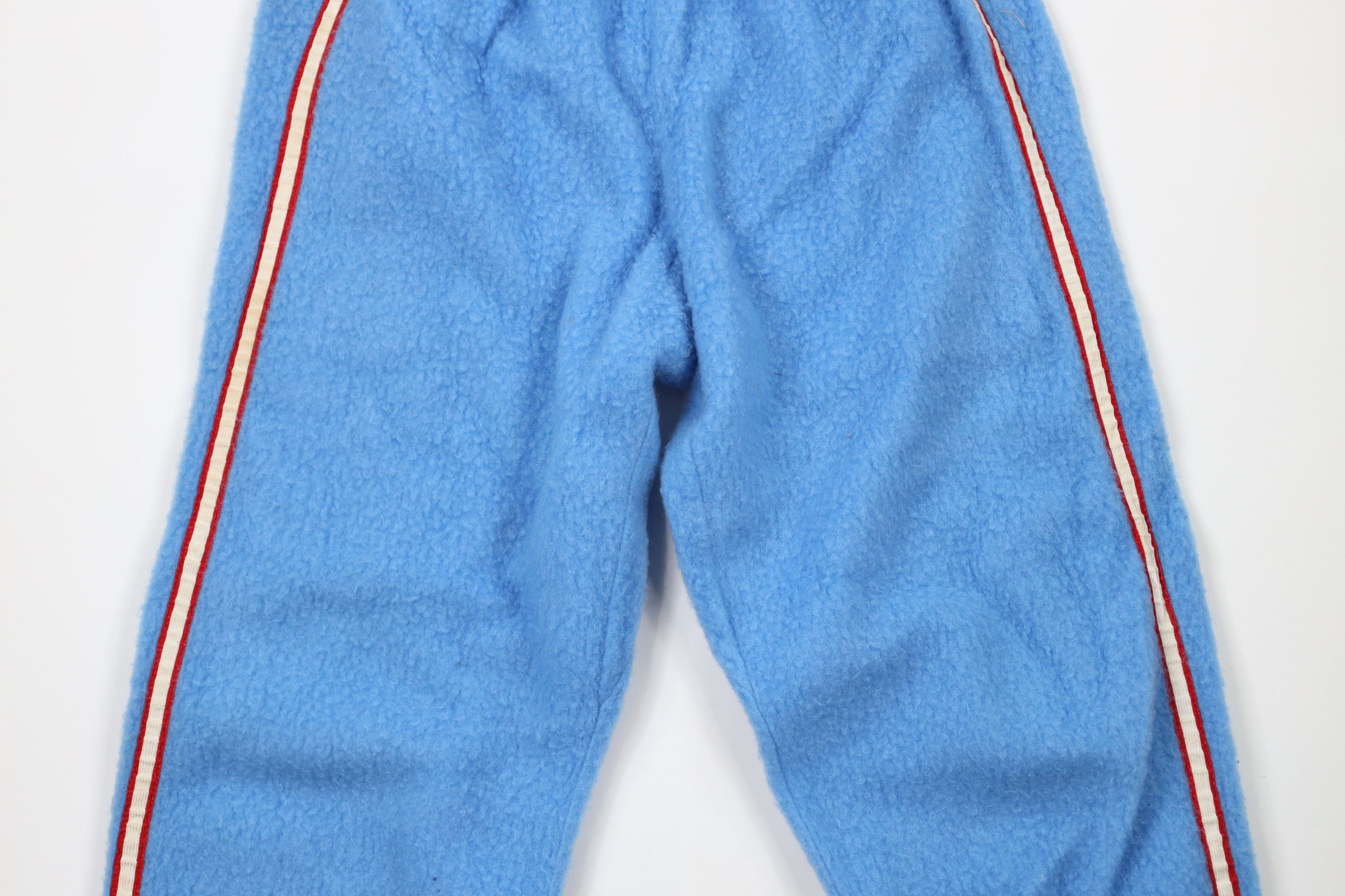 Vintage Vintage 50s MacGregor Striped Fleece Sweatpants Blue USA Size US 34 / EU 50 - 3 Thumbnail