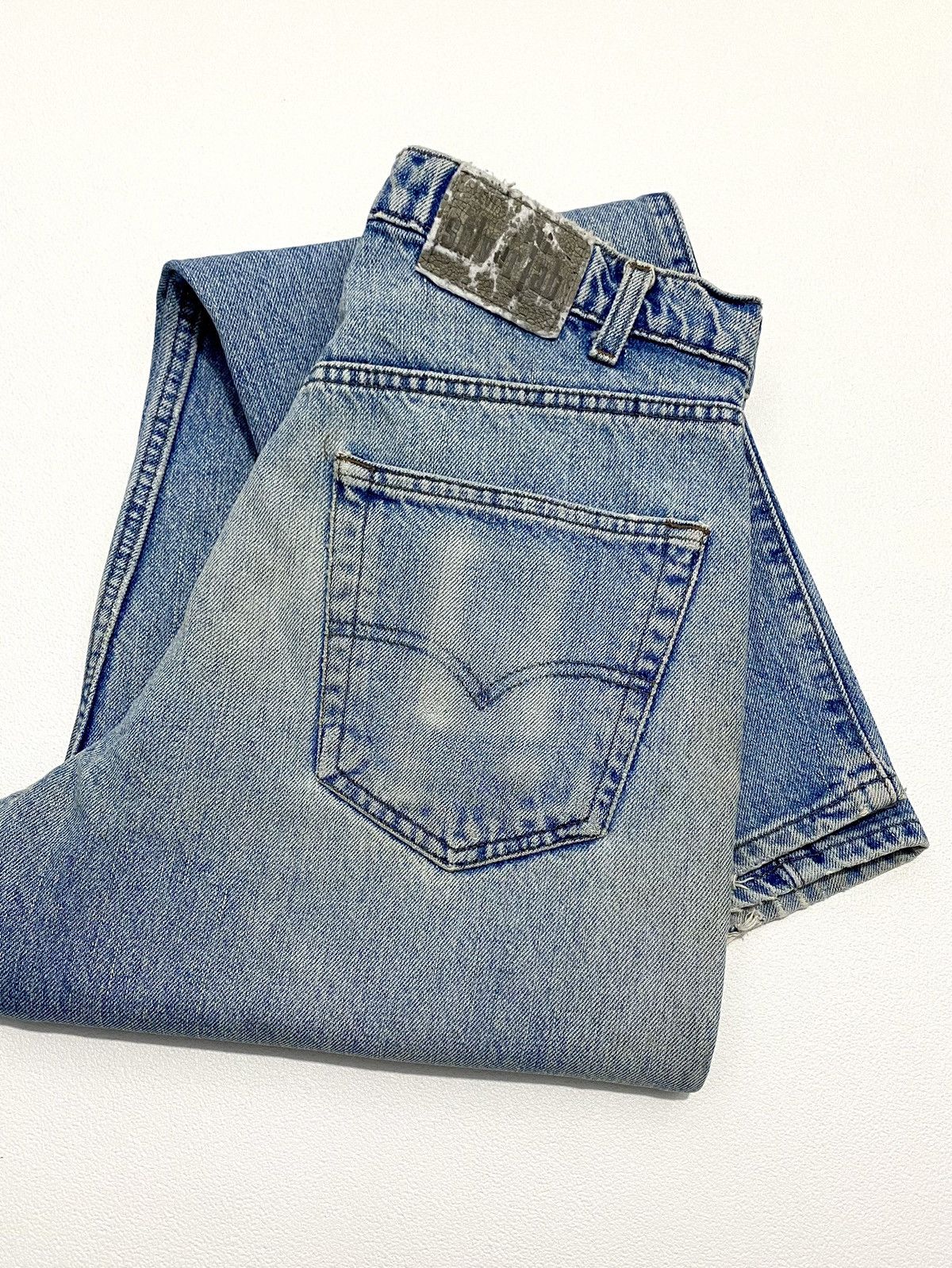 image of 90’S Levis Silver Tab Relaxed Blue Jeans in Light Blue, Men's (Size 31)