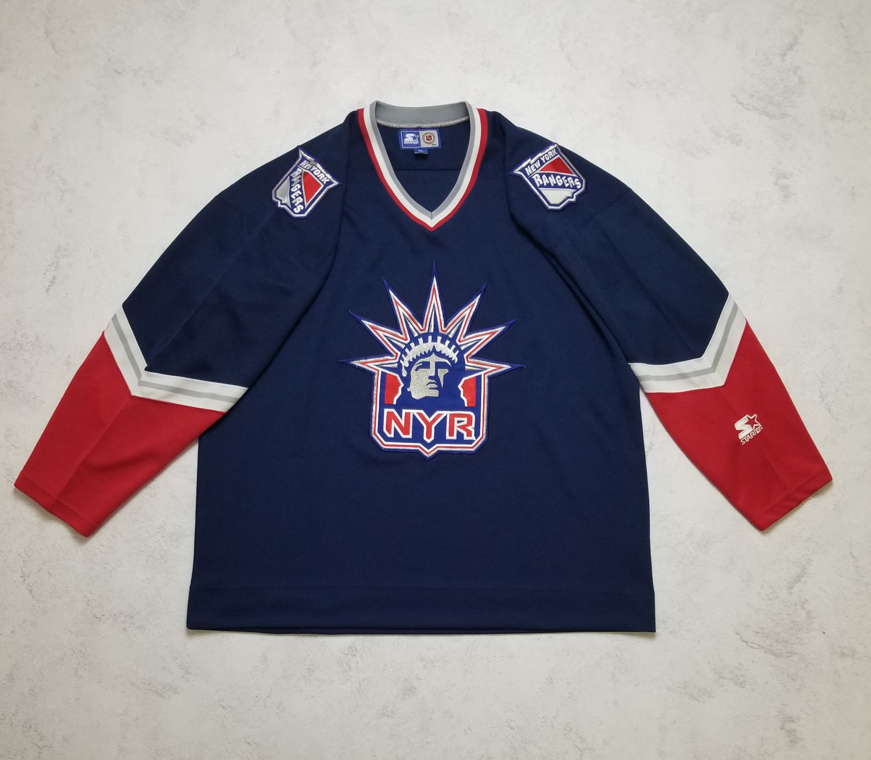 Starter New York Rangers Jersey Lady Liberty Eastern NHL Conference Size US XL / EU 56 / 4 - 2 Thumbnail