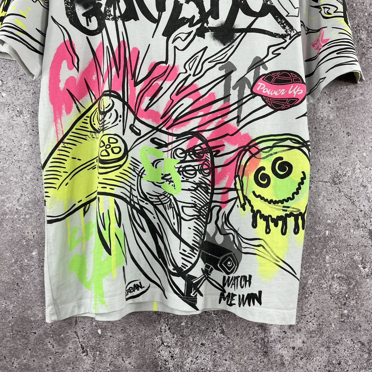 Welcome Skateboards Game Over Graffiti Smile Crazy Tee Big Logo Y2K Skateboard Size US M / EU 48-50 / 2 - 3 Thumbnail