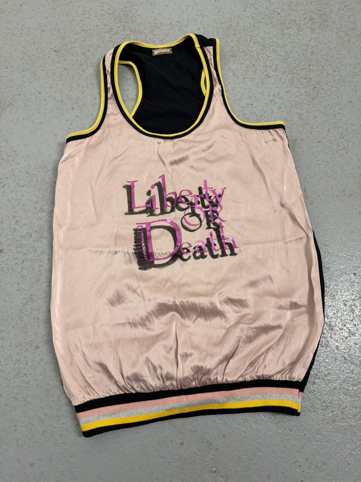 John Galliano John Galliano S/S2009 Liberty To Death Tank Vest Size S / US 4 / IT 40 - 2 Thumbnail