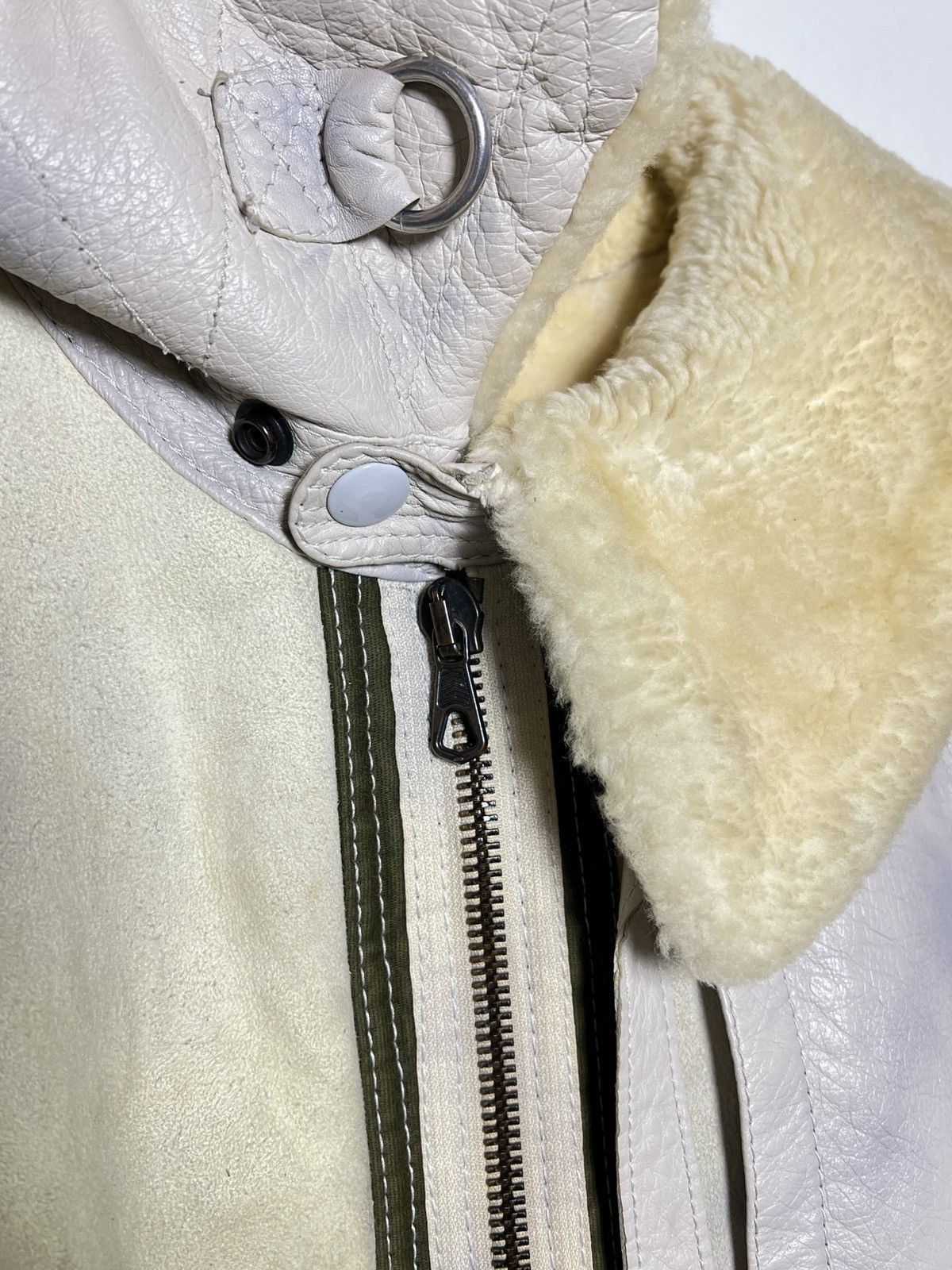 Giorgio Armani Emporio Armani shearling aviator jacket archive vintage Size US M / EU 48-50 / 2 - 10 Thumbnail