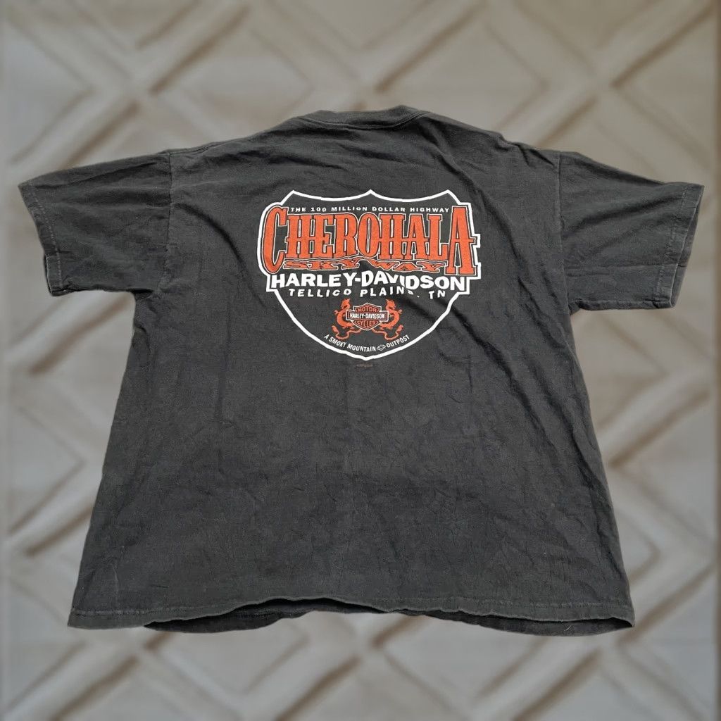 Harley Davidson Harley-Davidson Hanes Beefy-T Graphic T-Shirt Womens XL Black Cotton Crew Tee Size XL / US 12-14 / IT 48-50 - 1 Thumbnail
