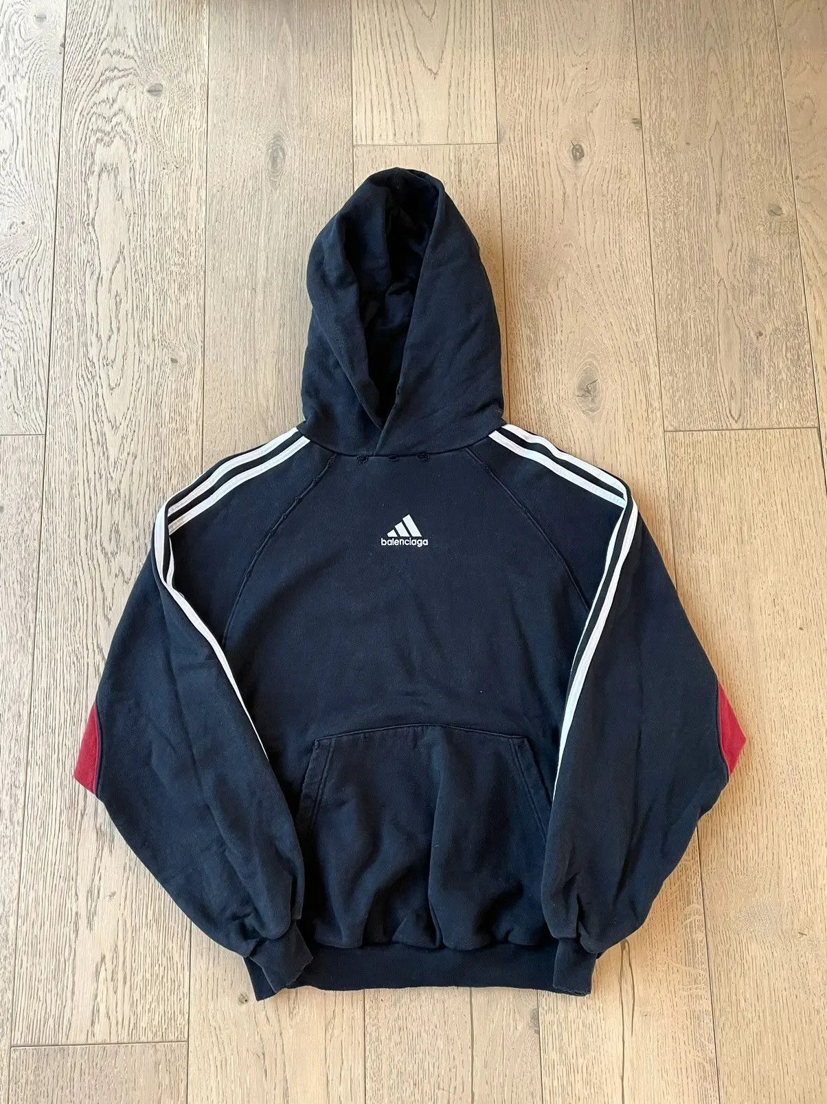 Balenciaga Balenciaga X Adidas Hoodie Size US S / EU 44-46 / 1 - 1 Thumbnail